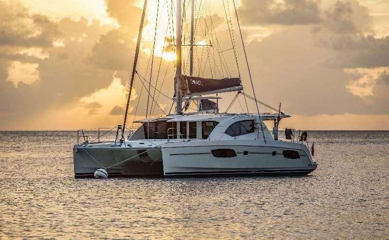 a boat in the water aboard Flojo Yacht for Charter