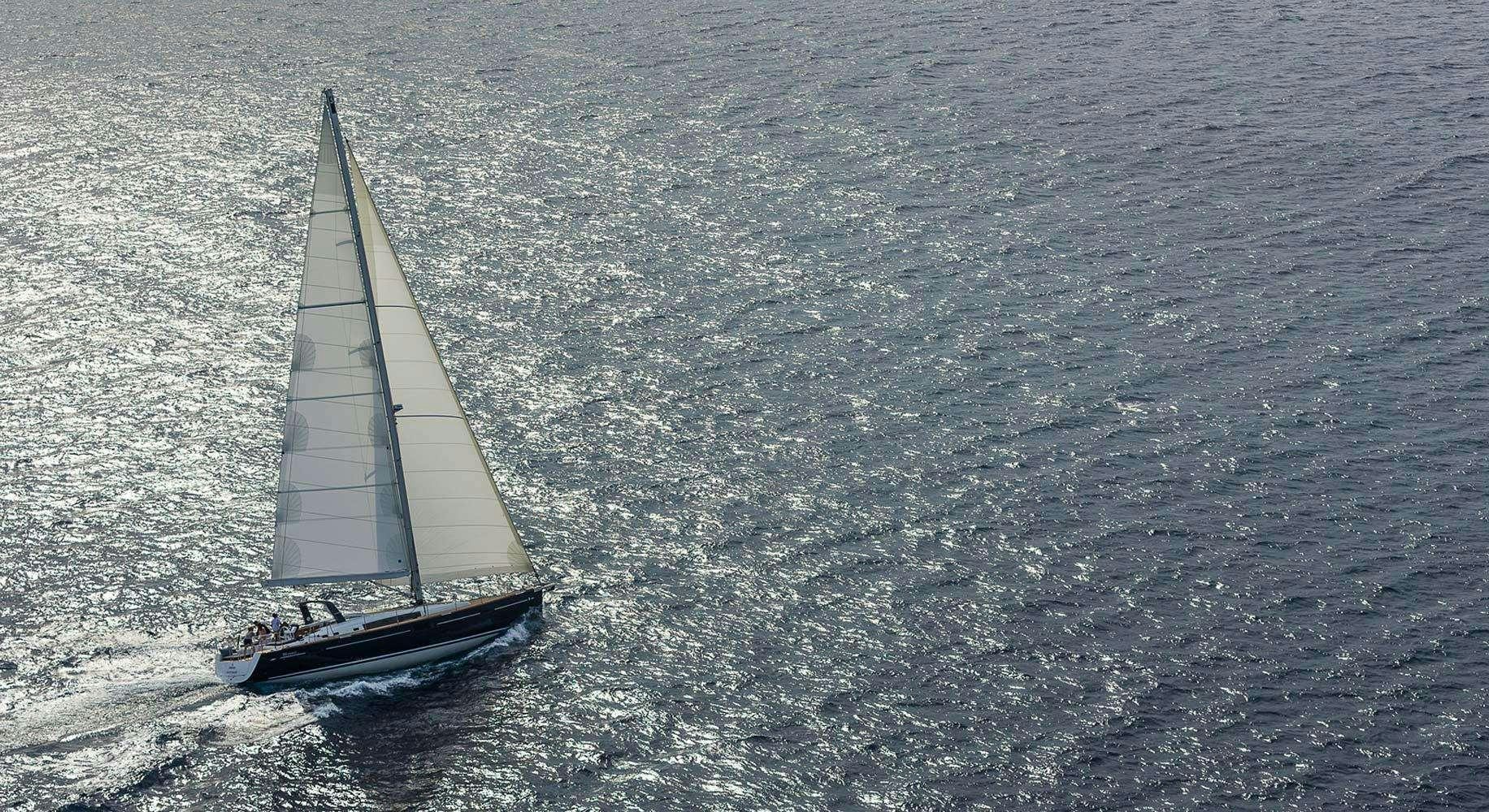 a sailboat on the water aboard OCEAN STAR Yacht for Charter