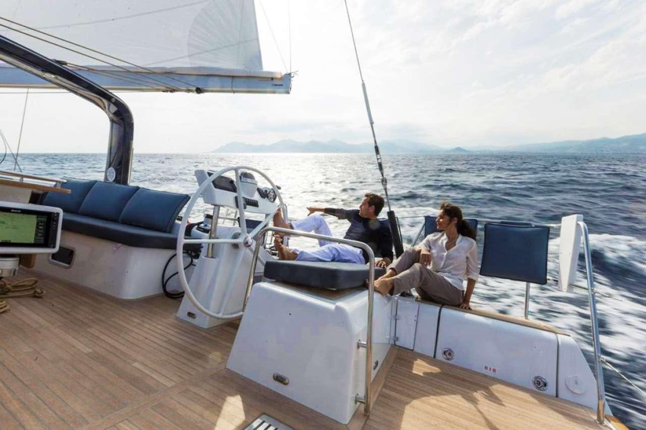 people on a boat aboard OCEAN STAR Yacht for Charter