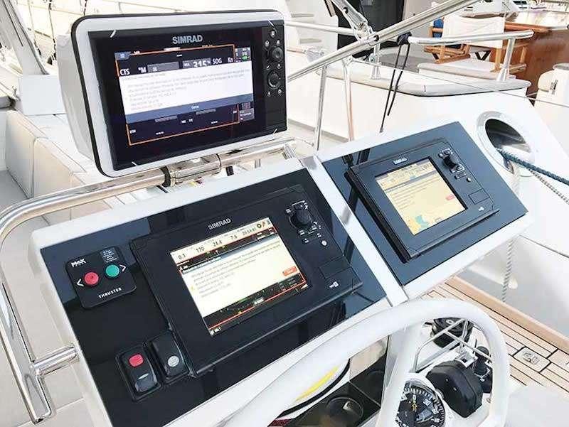 graphical user interface, application aboard SIRIUS Yacht for Charter
