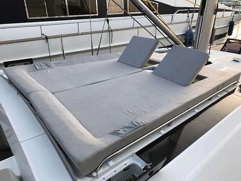 a large grey rectangular object aboard SIRIUS Yacht for Charter