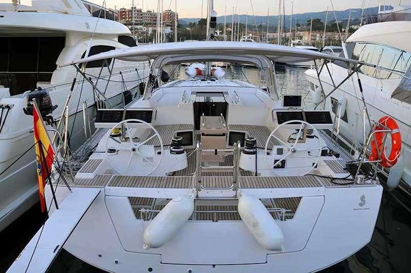 diagram aboard SIRIUS Yacht for Charter