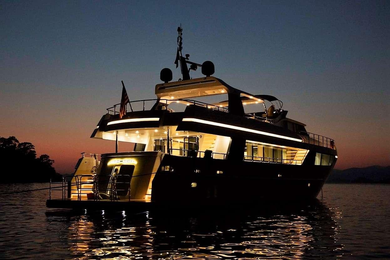 a boat on the water aboard ARCHSEA Yacht for Charter