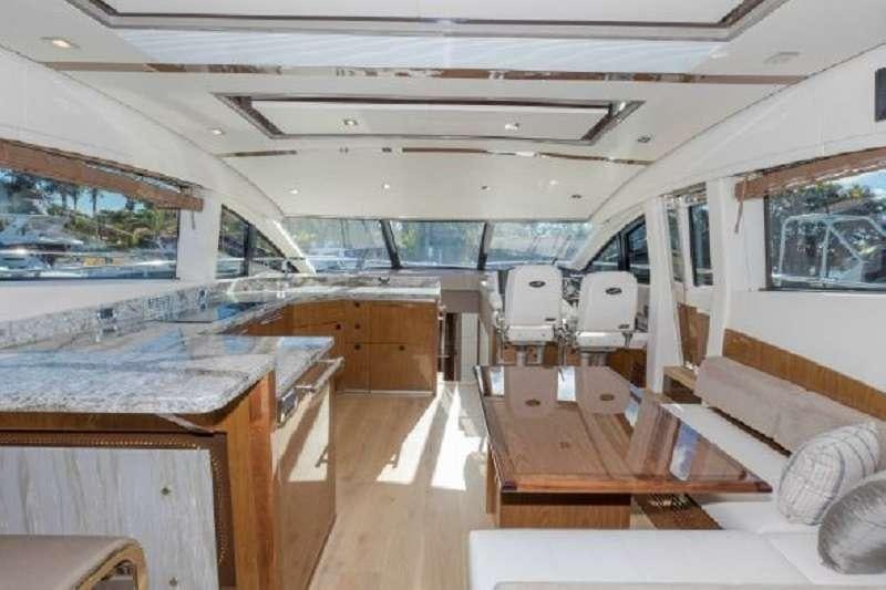 inside of a boat aboard BETTER BOAT Yacht for Charter