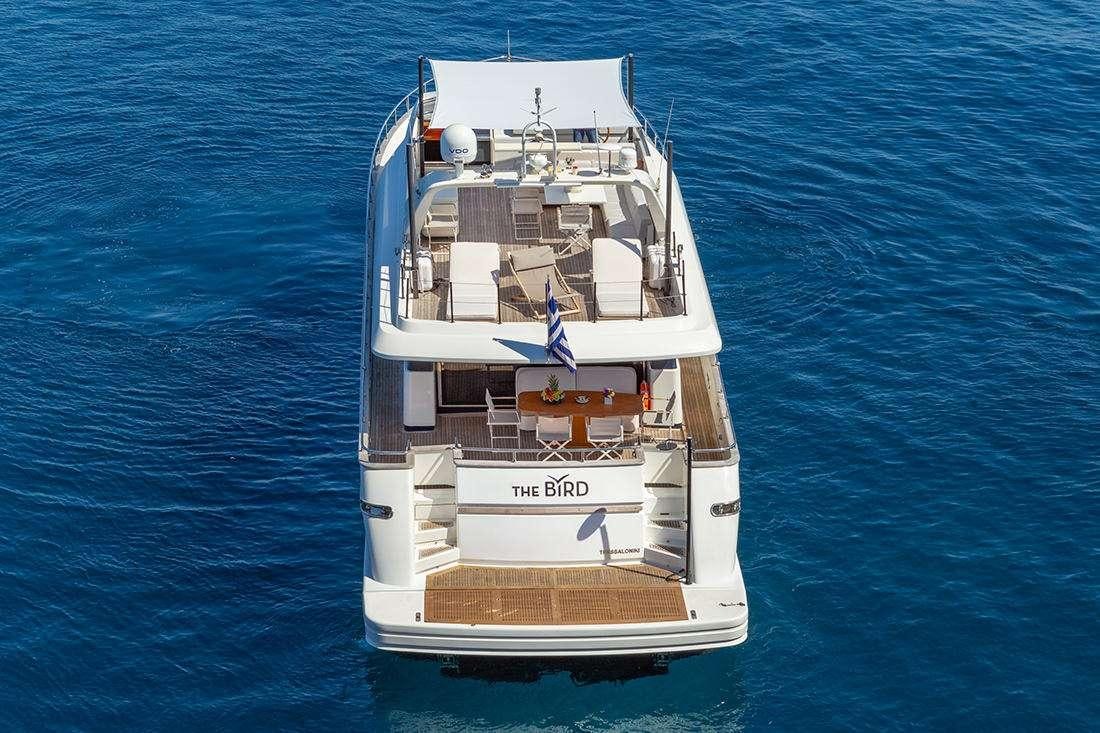 a boat on the water aboard THE BIRD Yacht for Charter