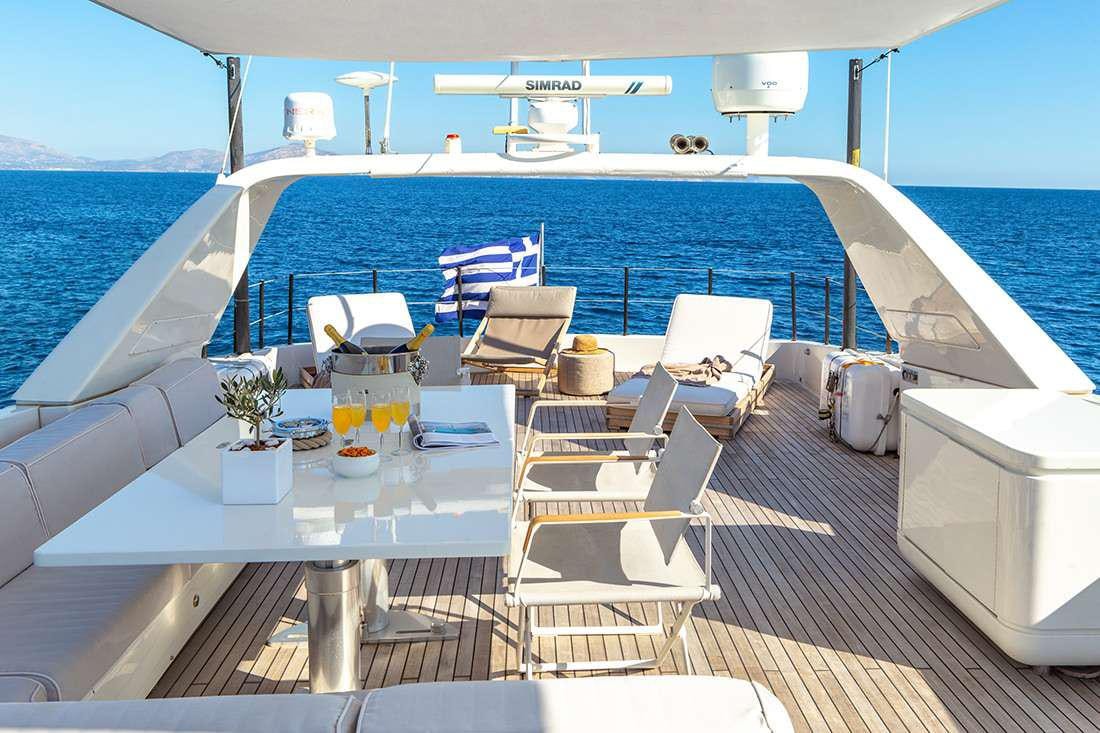 a boat on the water aboard THE BIRD Yacht for Charter