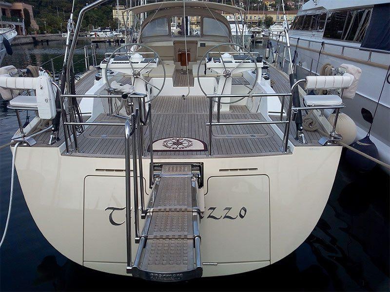 the inside of a boat aboard TERRA DI MEZZO 3 Yacht for Charter