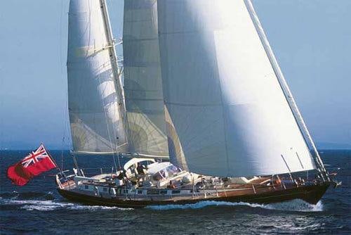 a sailboat on the water aboard MELINKA Yacht for Charter