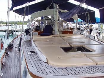 a boat on the water aboard MELINKA Yacht for Charter
