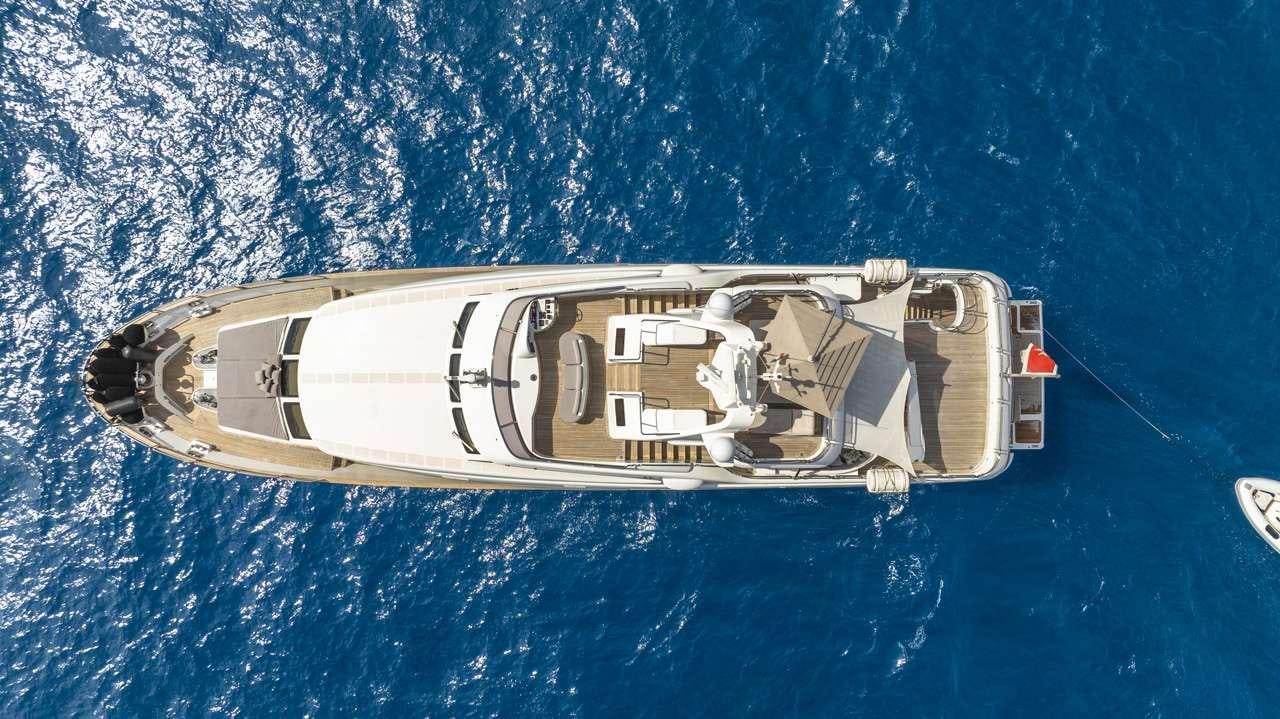 a satellite in space aboard NEW STAR Yacht for Charter