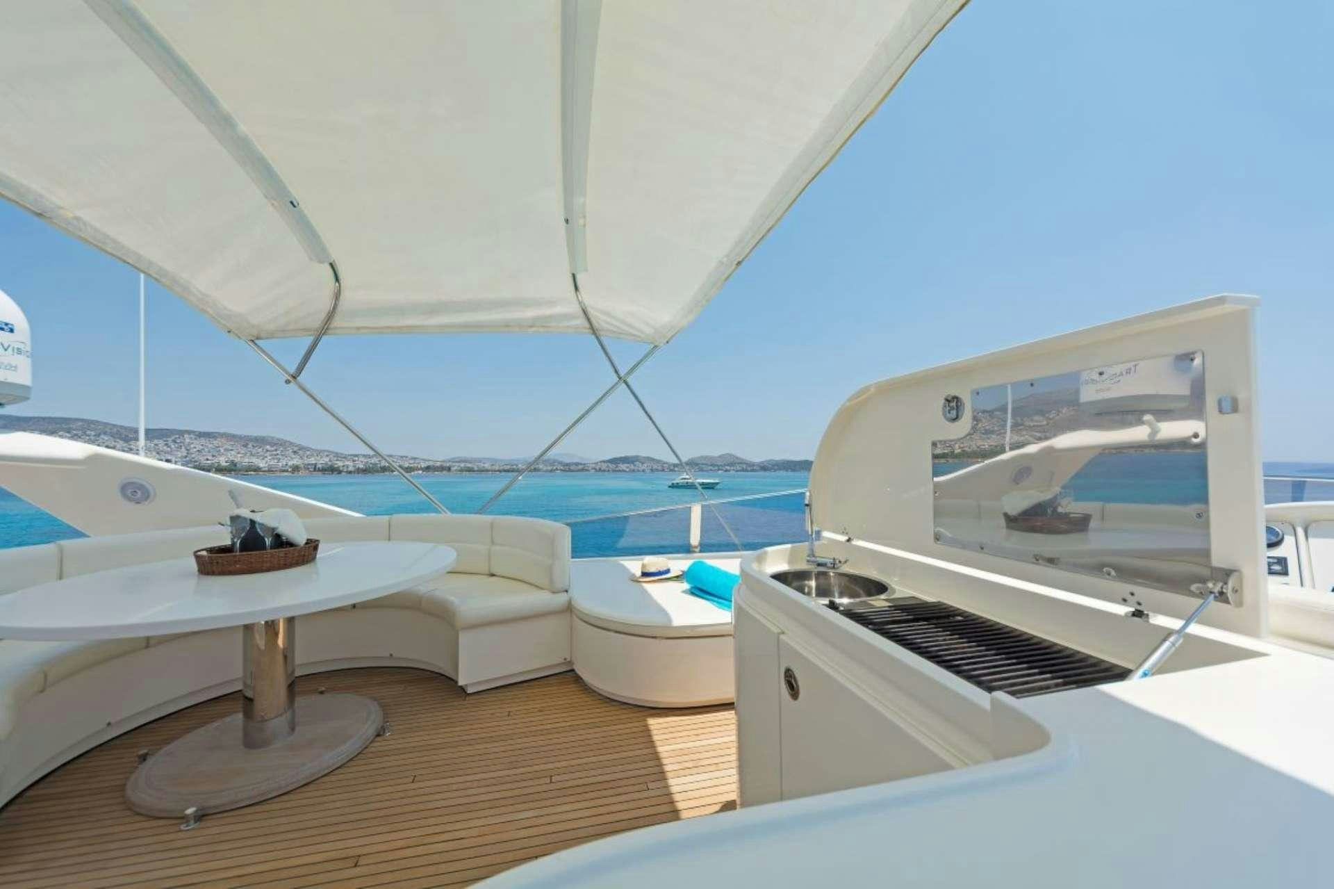 a boat on the water aboard LETTOULI III Yacht for Charter