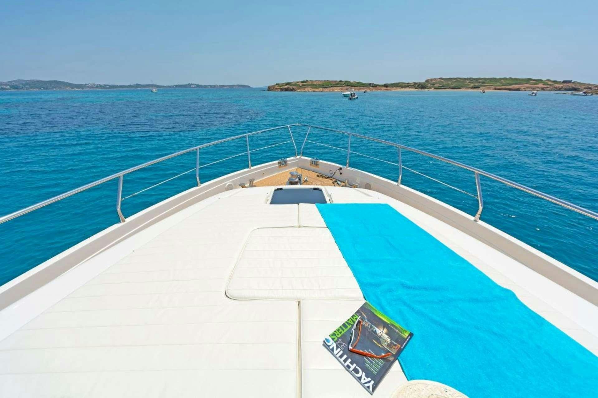 a boat on the water aboard LETTOULI III Yacht for Charter