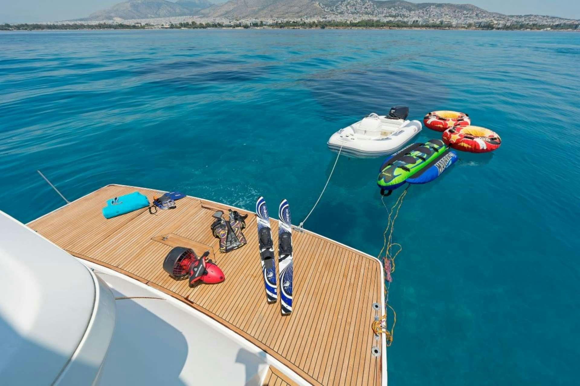 boats on a lake aboard LETTOULI III Yacht for Charter