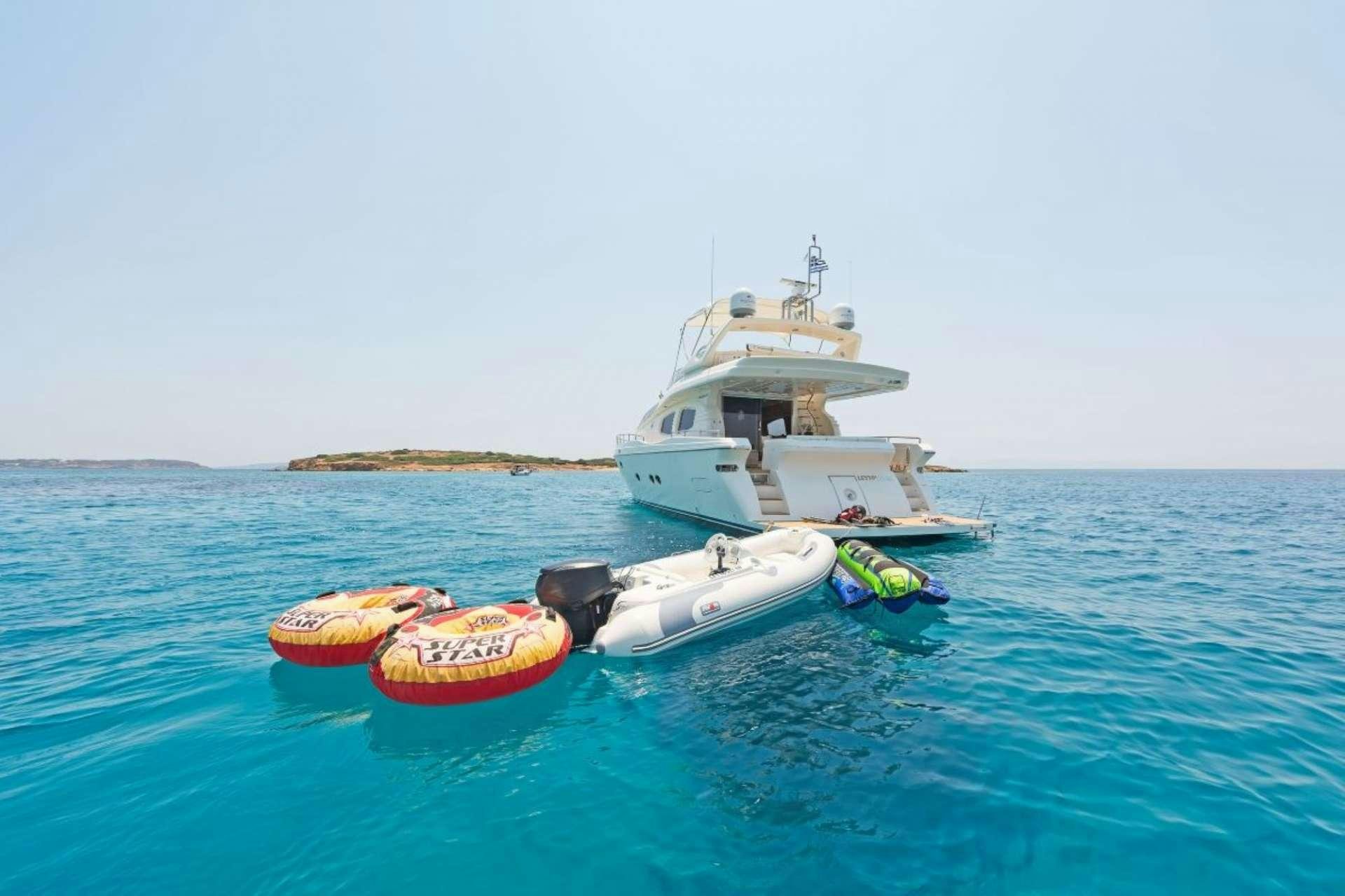 a boat in the water aboard LETTOULI III Yacht for Charter