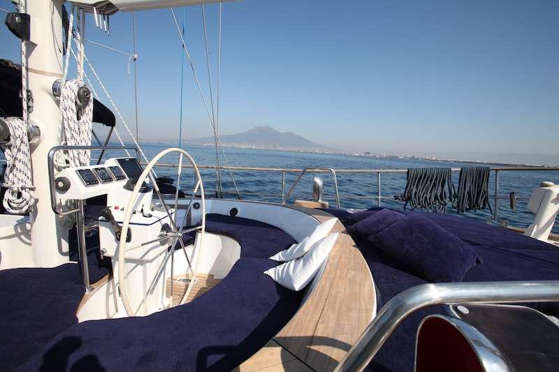 a boat on the water aboard MORGANE Yacht for Charter