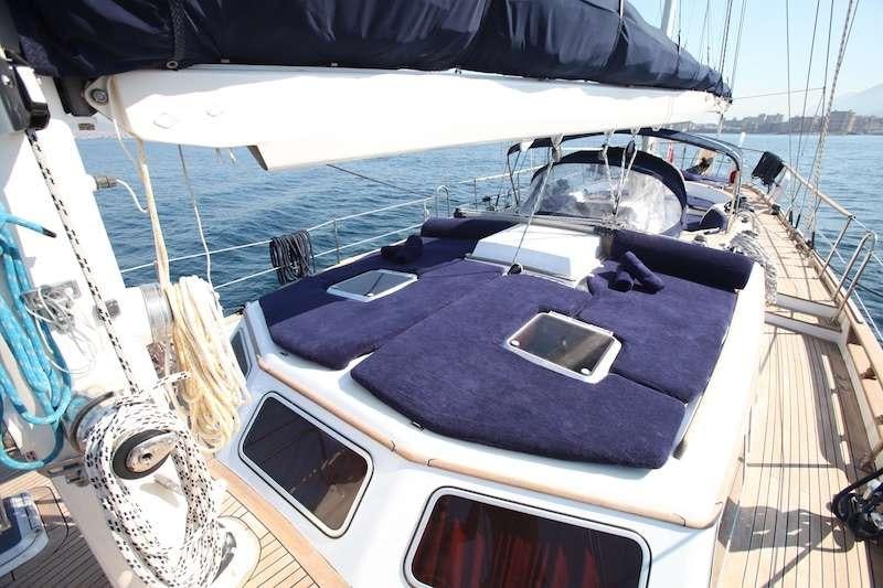a boat on the water aboard MORGANE Yacht for Charter