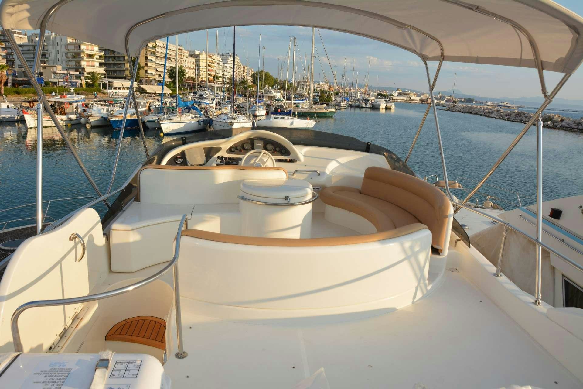 a boat on the water aboard ALMA LIBRE II Yacht for Charter