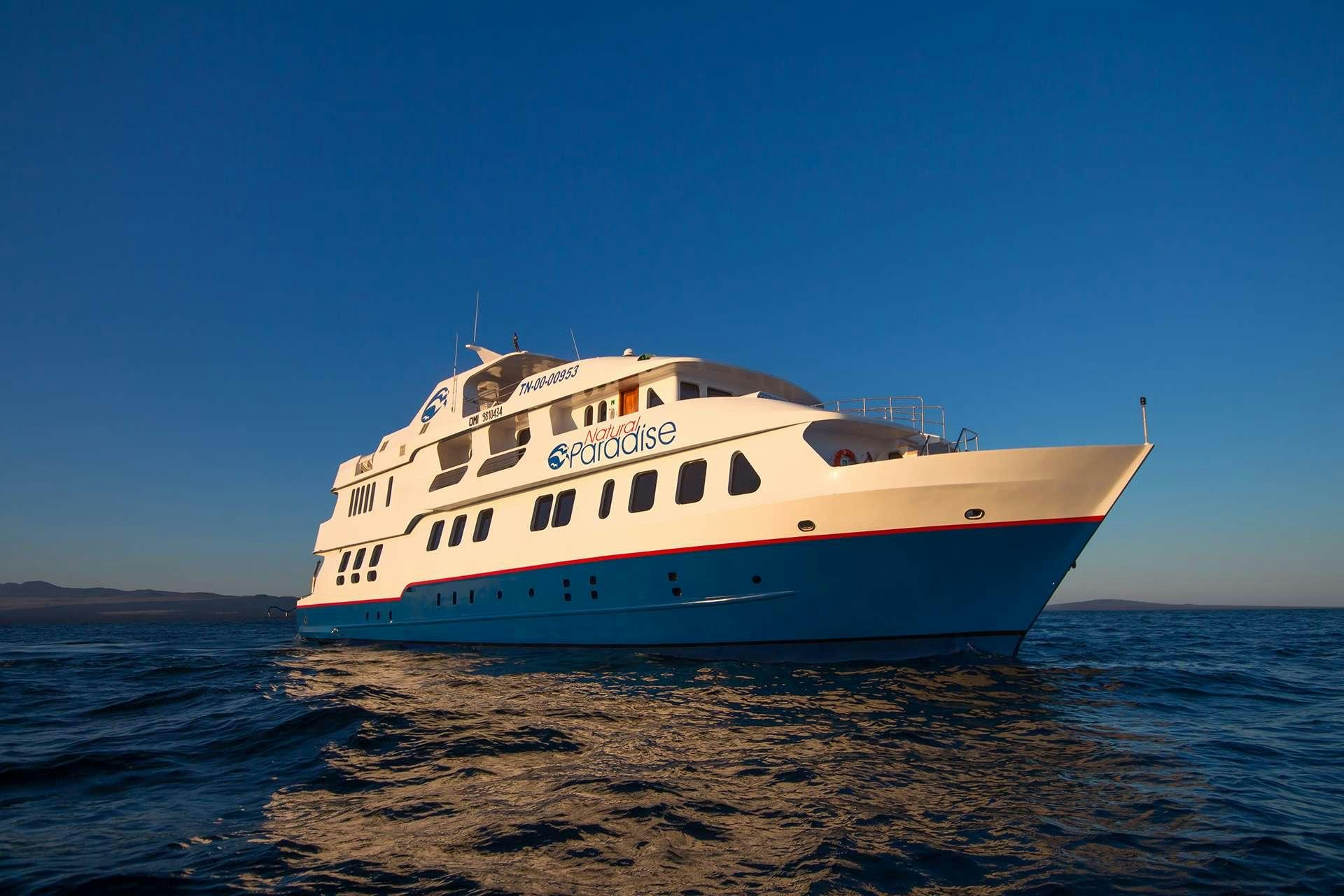 a boat on the water aboard NATURAL PARADISE Yacht for Charter