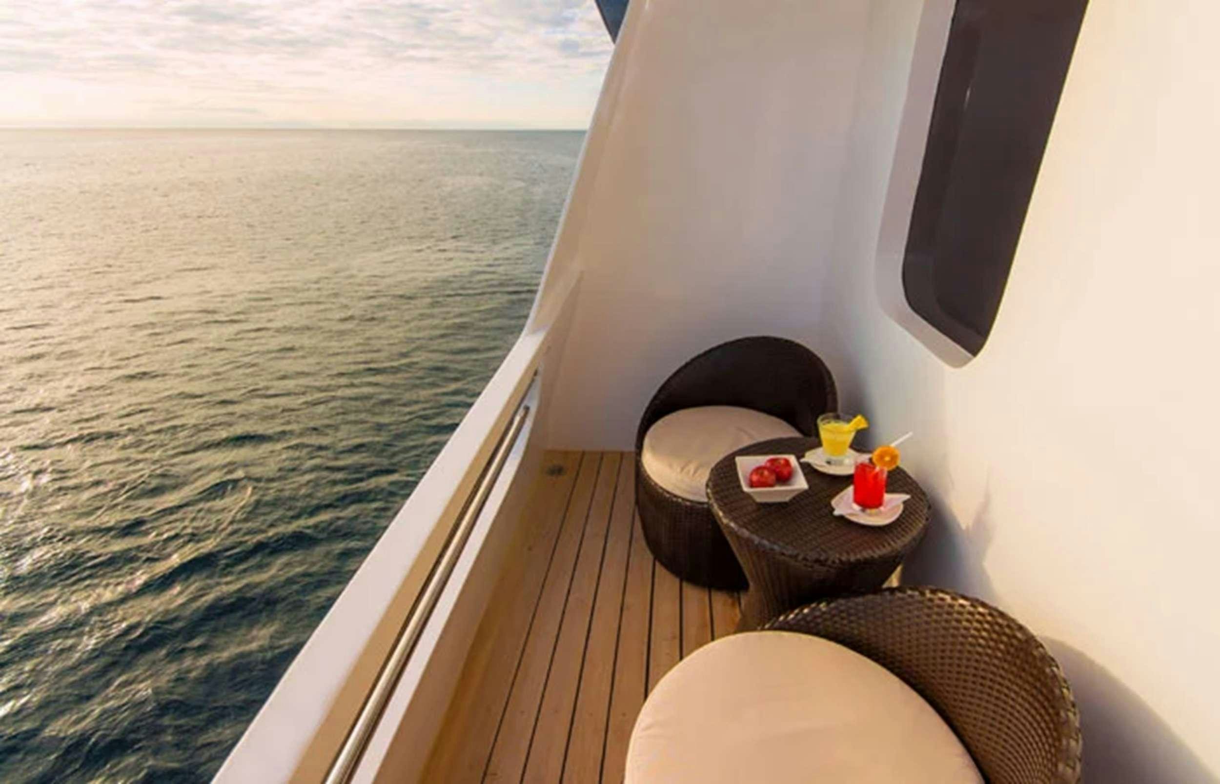a boat on the water aboard NATURAL PARADISE Yacht for Charter
