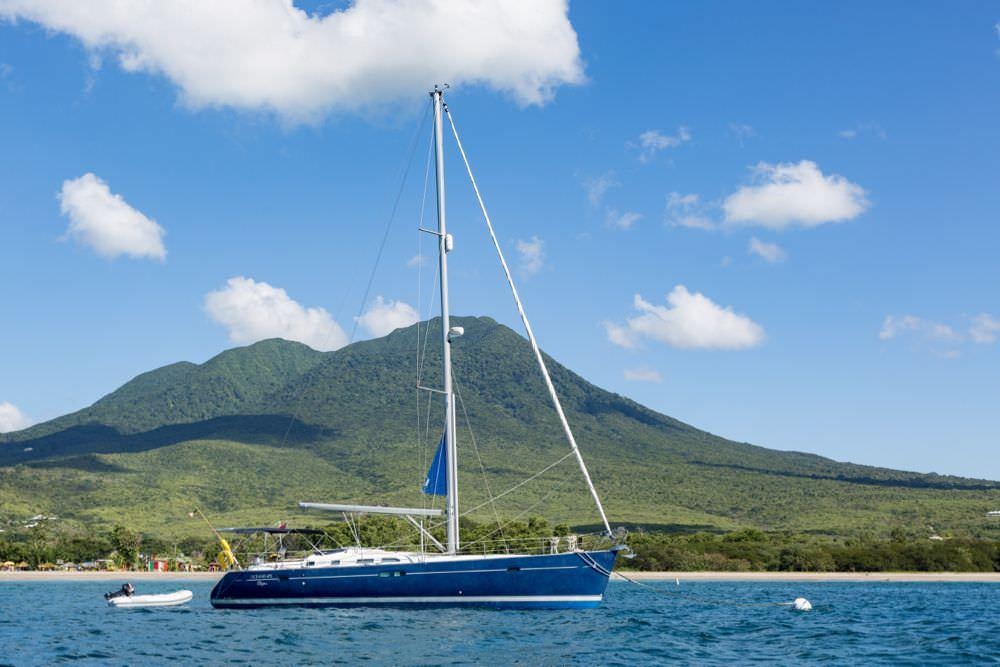 a sailboat on the water aboard HALF TIDY Yacht for Charter