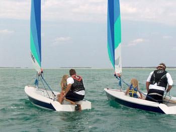 a group of people on a sailboat aboard RENA Yacht for Charter
