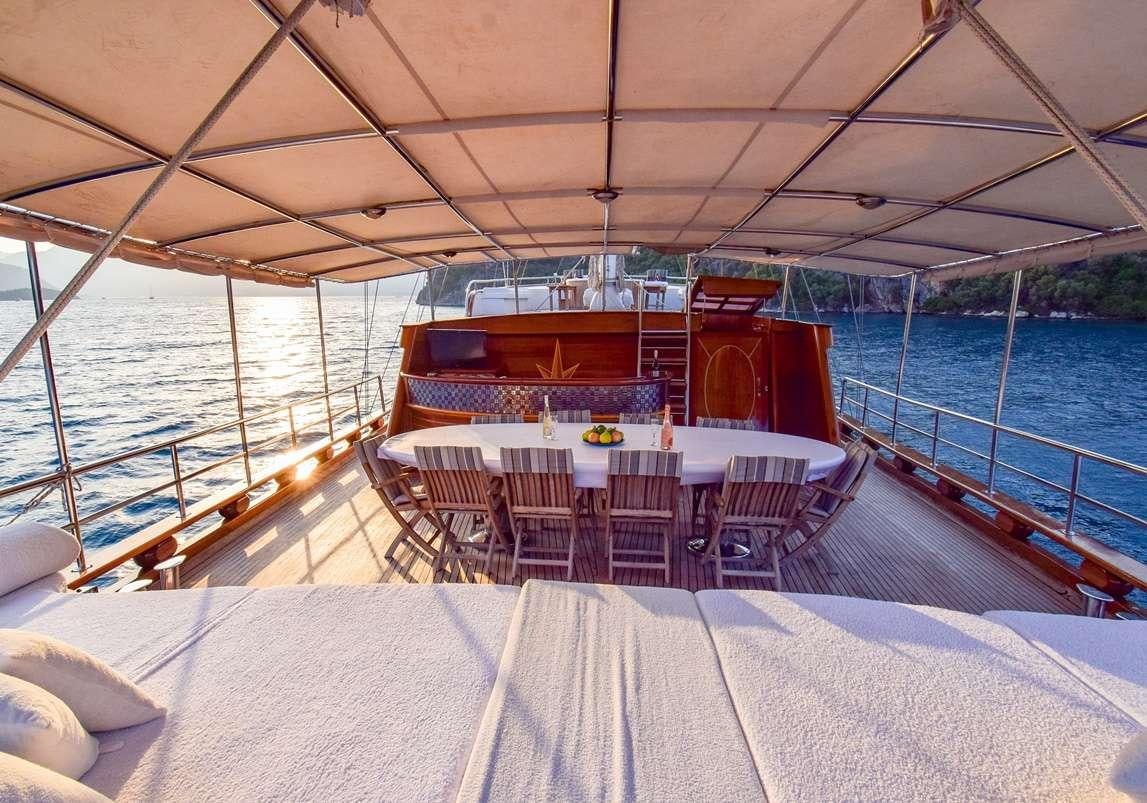 a boat on the water aboard S DOGU Yacht for Charter