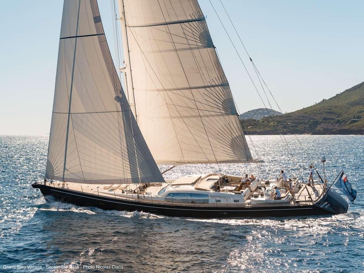 Watch Video for GRAND BLEU VINTAGE Yacht for Charter