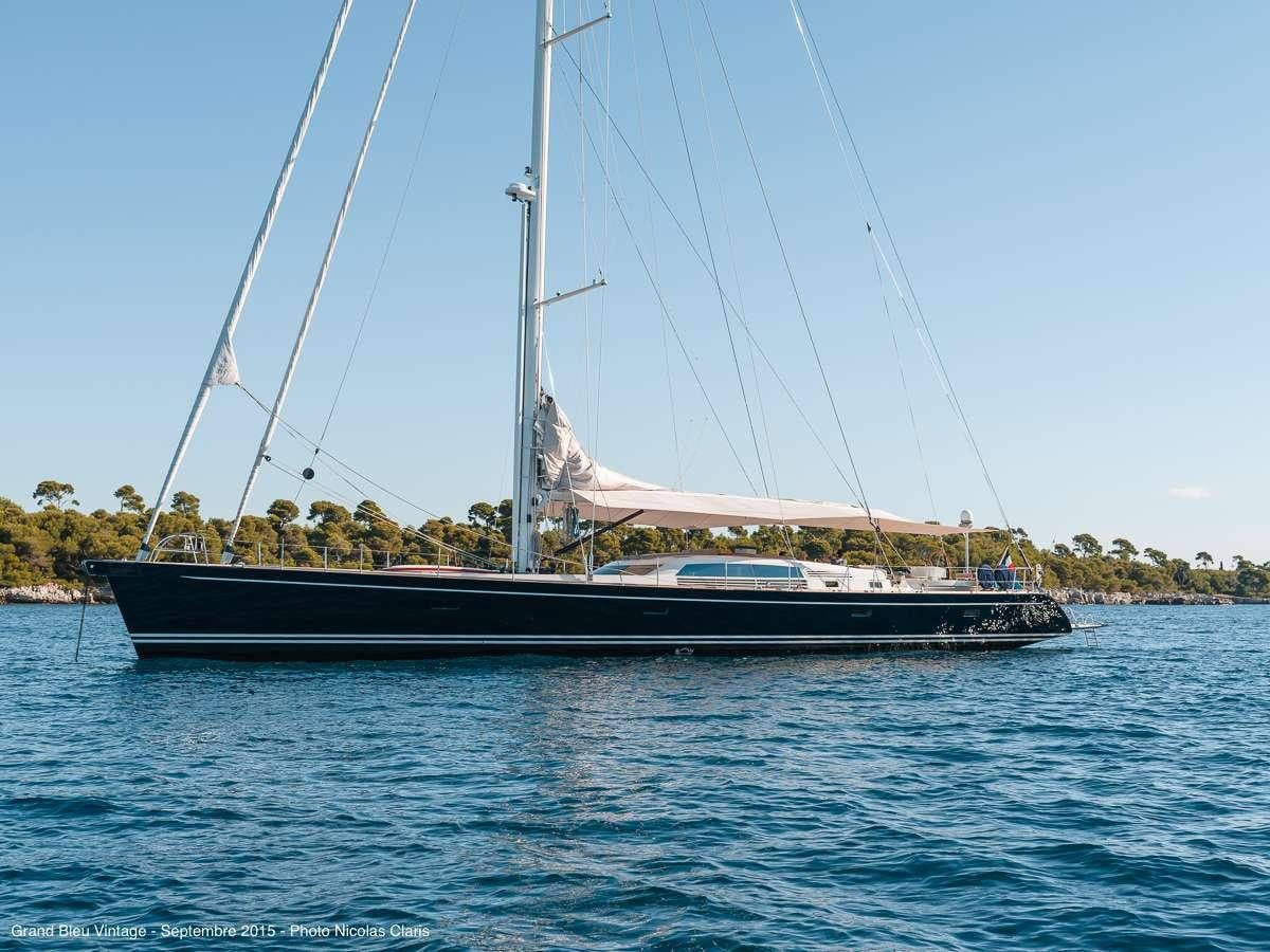 a boat on the water aboard GRAND BLEU VINTAGE Yacht for Charter