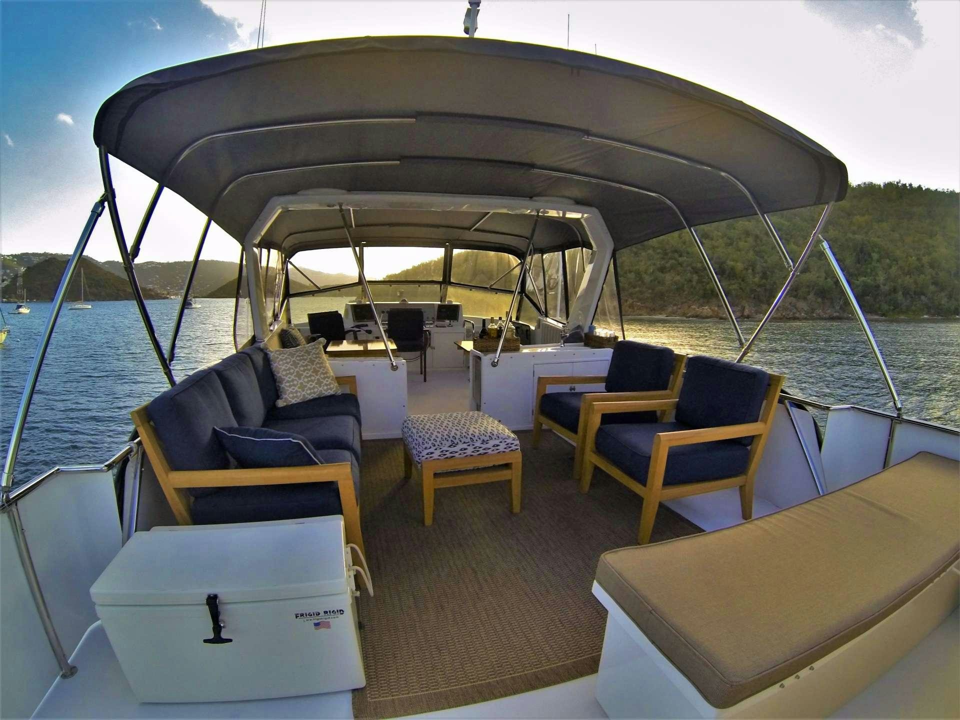 a boat on the water aboard MCGREGOR III Yacht for Charter