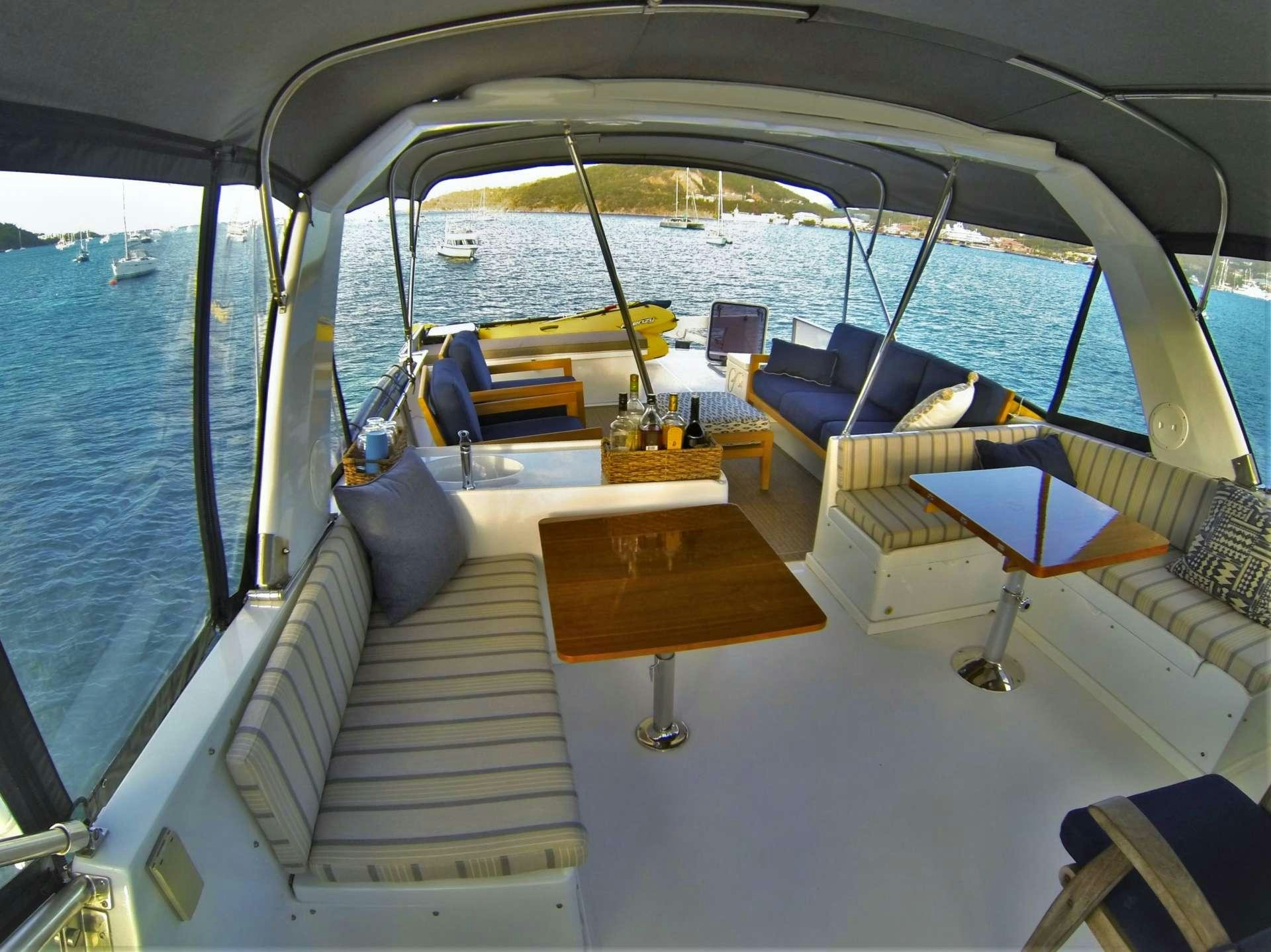 inside of a boat aboard MCGREGOR III Yacht for Charter