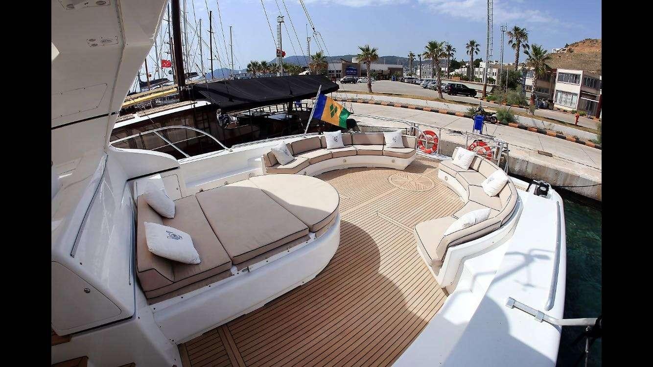 a boat on the water aboard MINA II Yacht for Charter