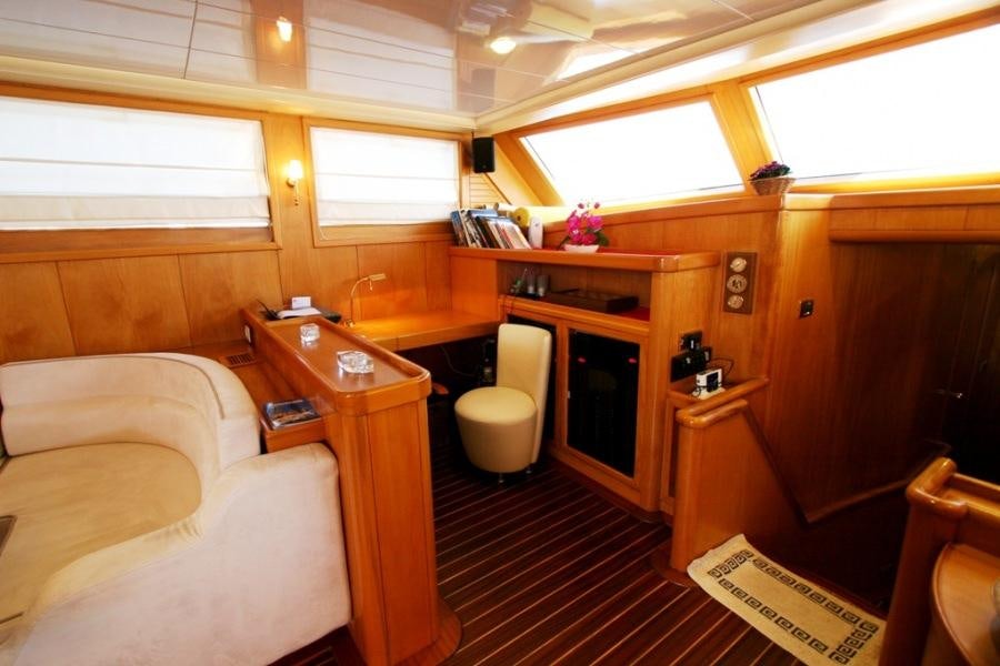 a small room with a sink and a toilet aboard MEIN SCHATZ Yacht for Charter