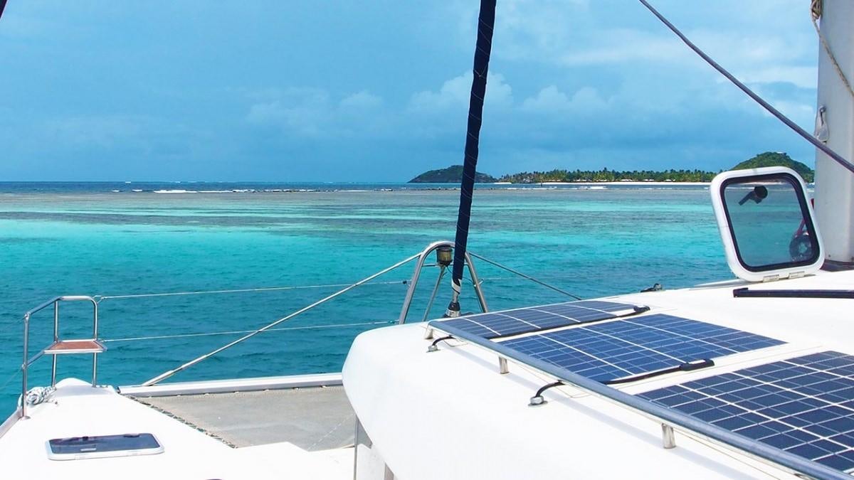 a boat on the water aboard FRENK Yacht for Charter