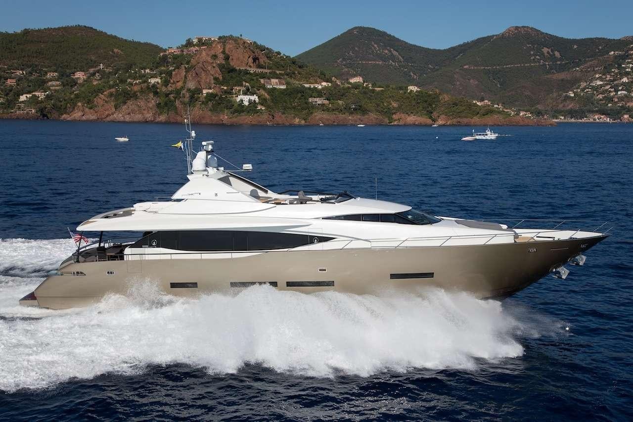 a boat on the water aboard KEROS ISLAND Yacht for Charter