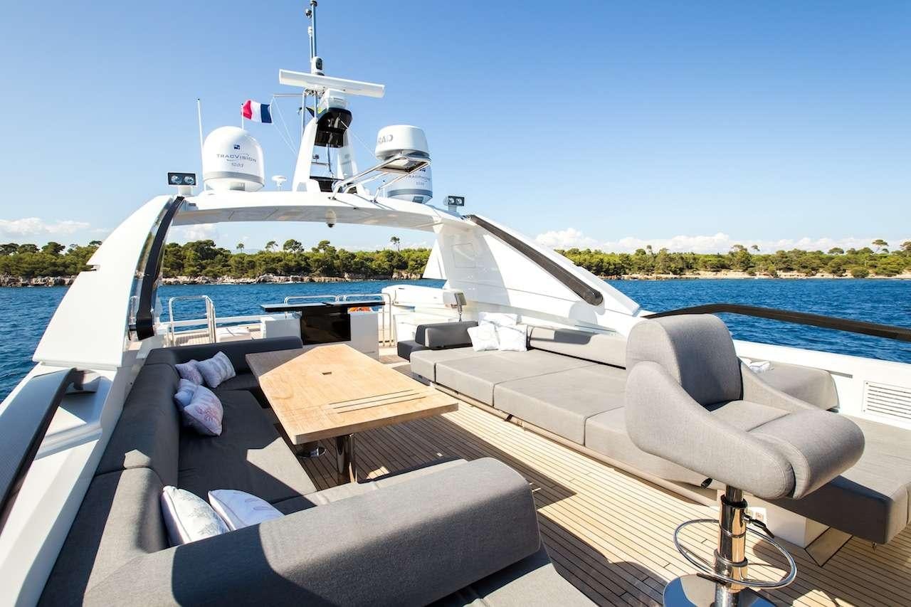 a boat on the water aboard KEROS ISLAND Yacht for Charter