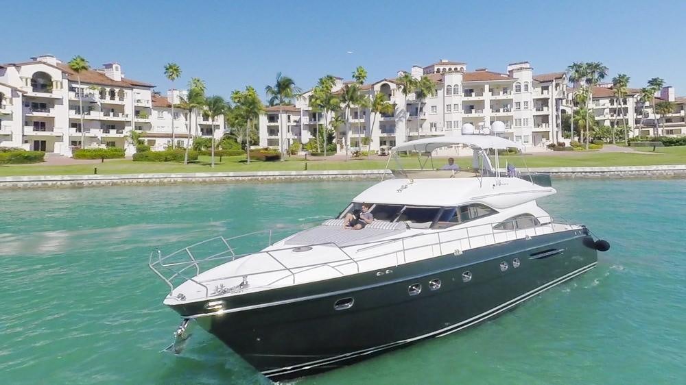 a boat on the water aboard ALL GOOD Yacht for Charter
