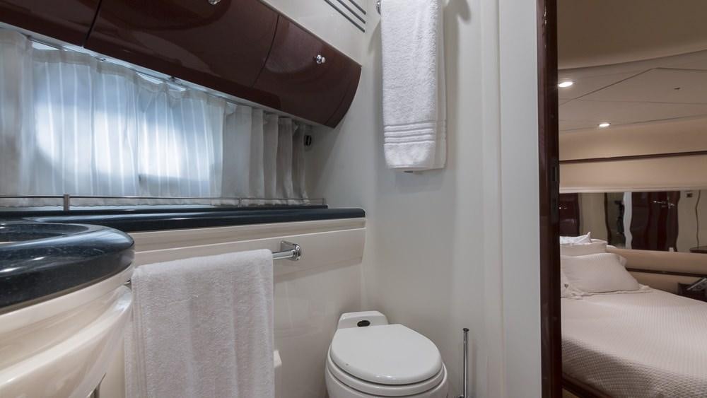 a bathroom with a sink and a bathtub aboard ALL GOOD Yacht for Charter