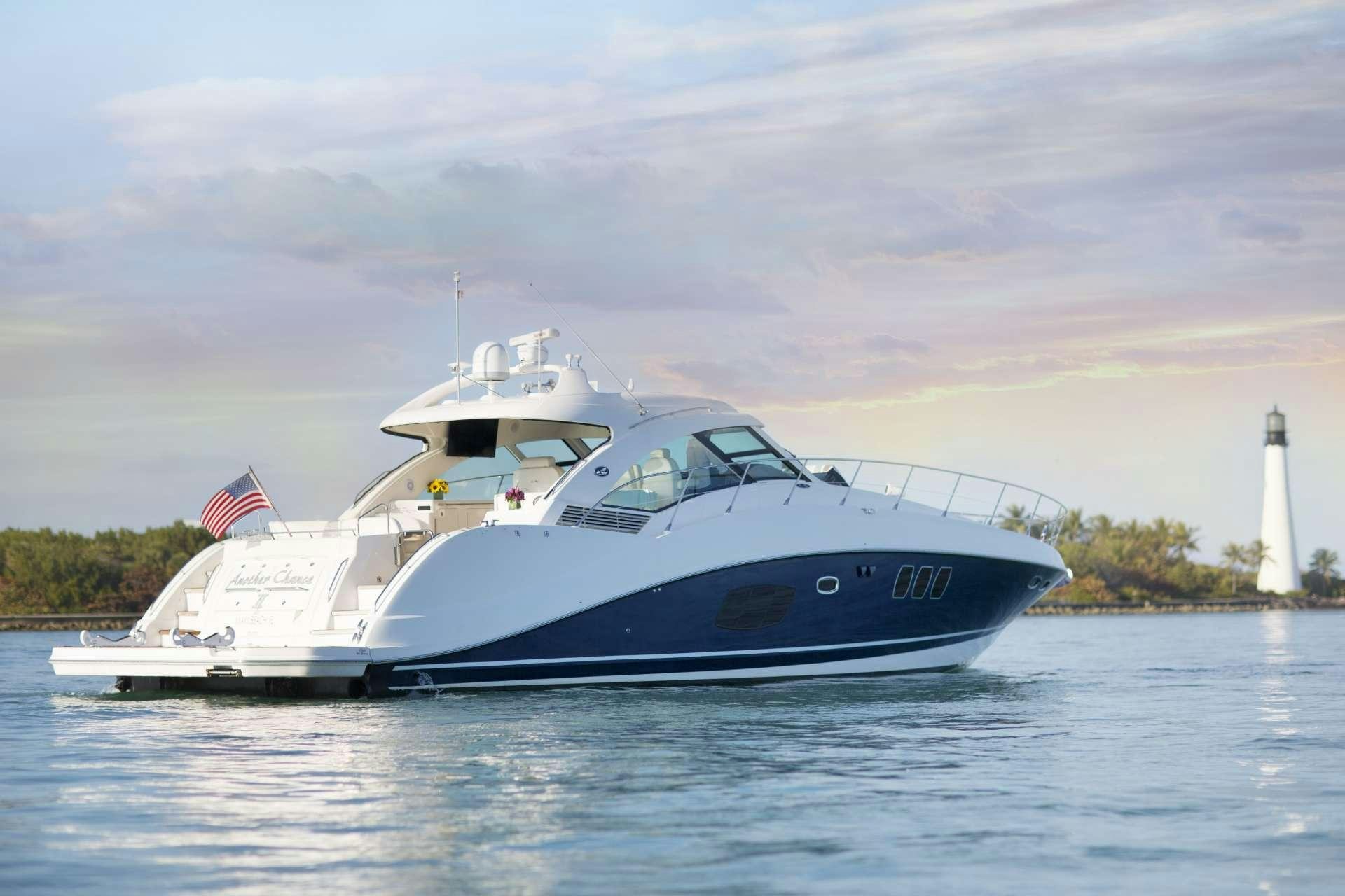 a boat on the water aboard ANOTHER CHANCE II Yacht for Charter