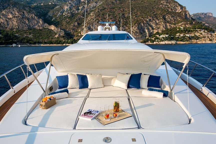 a boat on the water aboard 7 KNOTS Yacht for Charter