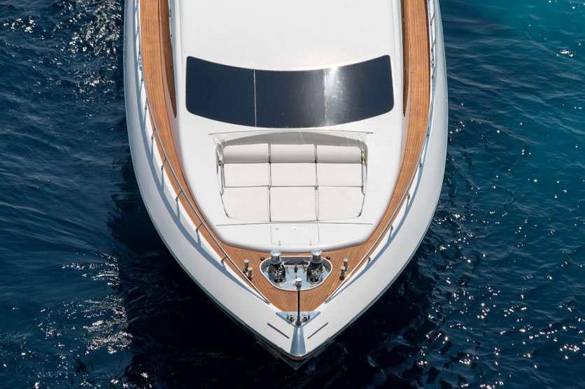 a boat in the water aboard 7 KNOTS Yacht for Charter