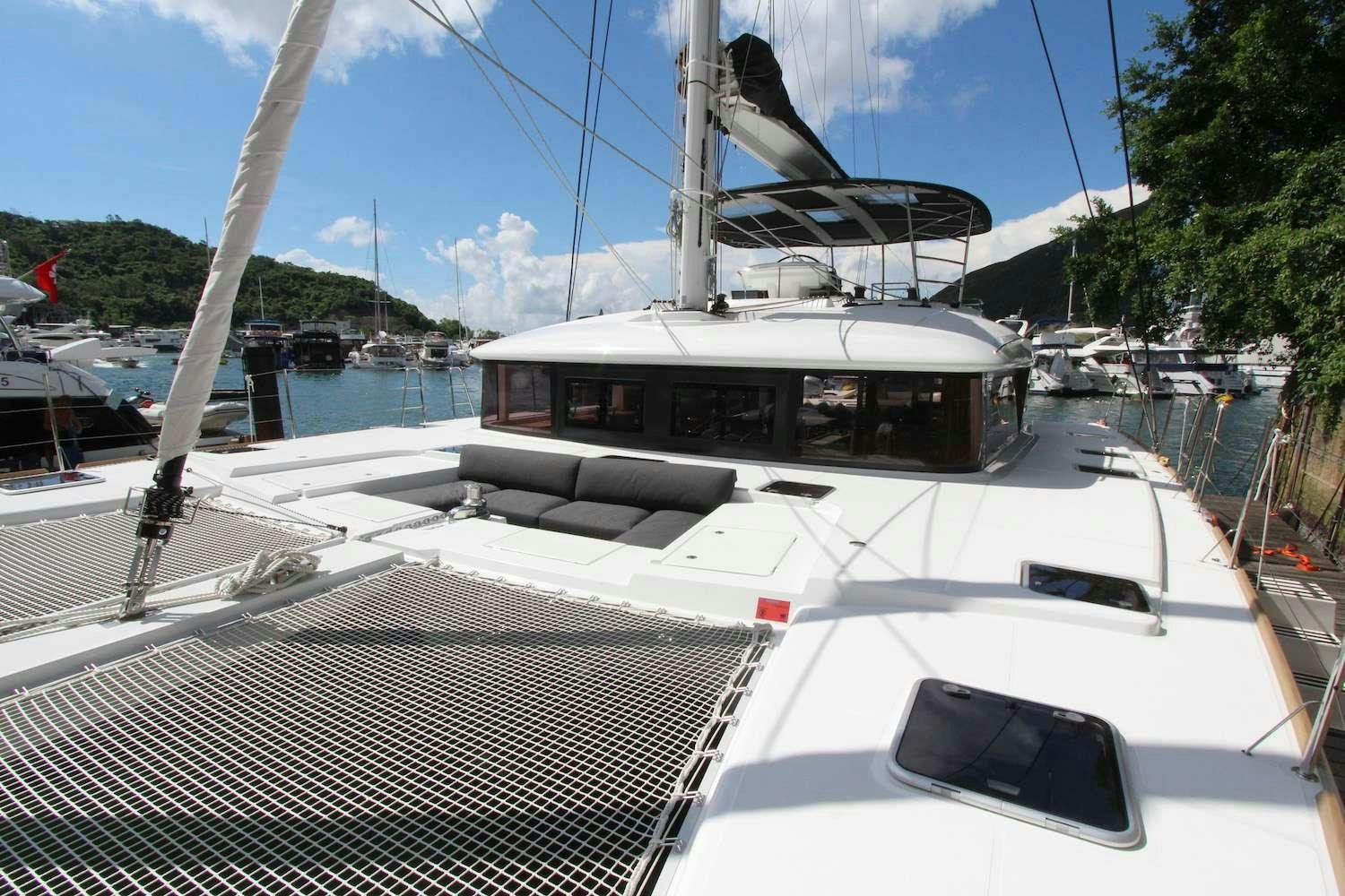 a boat on the water aboard ELLEN SOPHIA Yacht for Charter