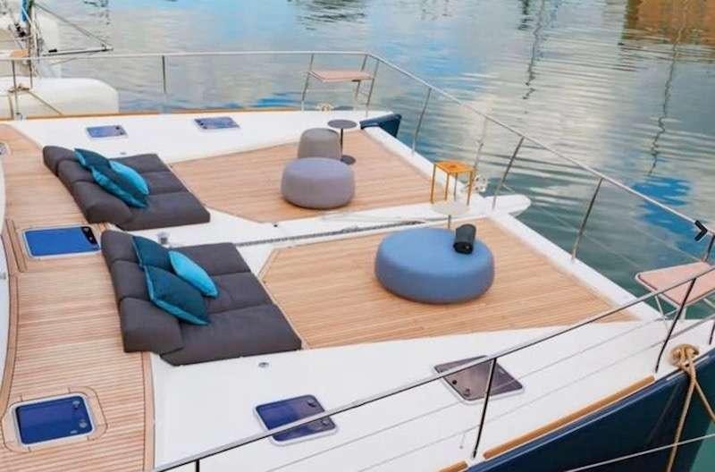 a boat on the water aboard JUST MARIE Yacht for Charter