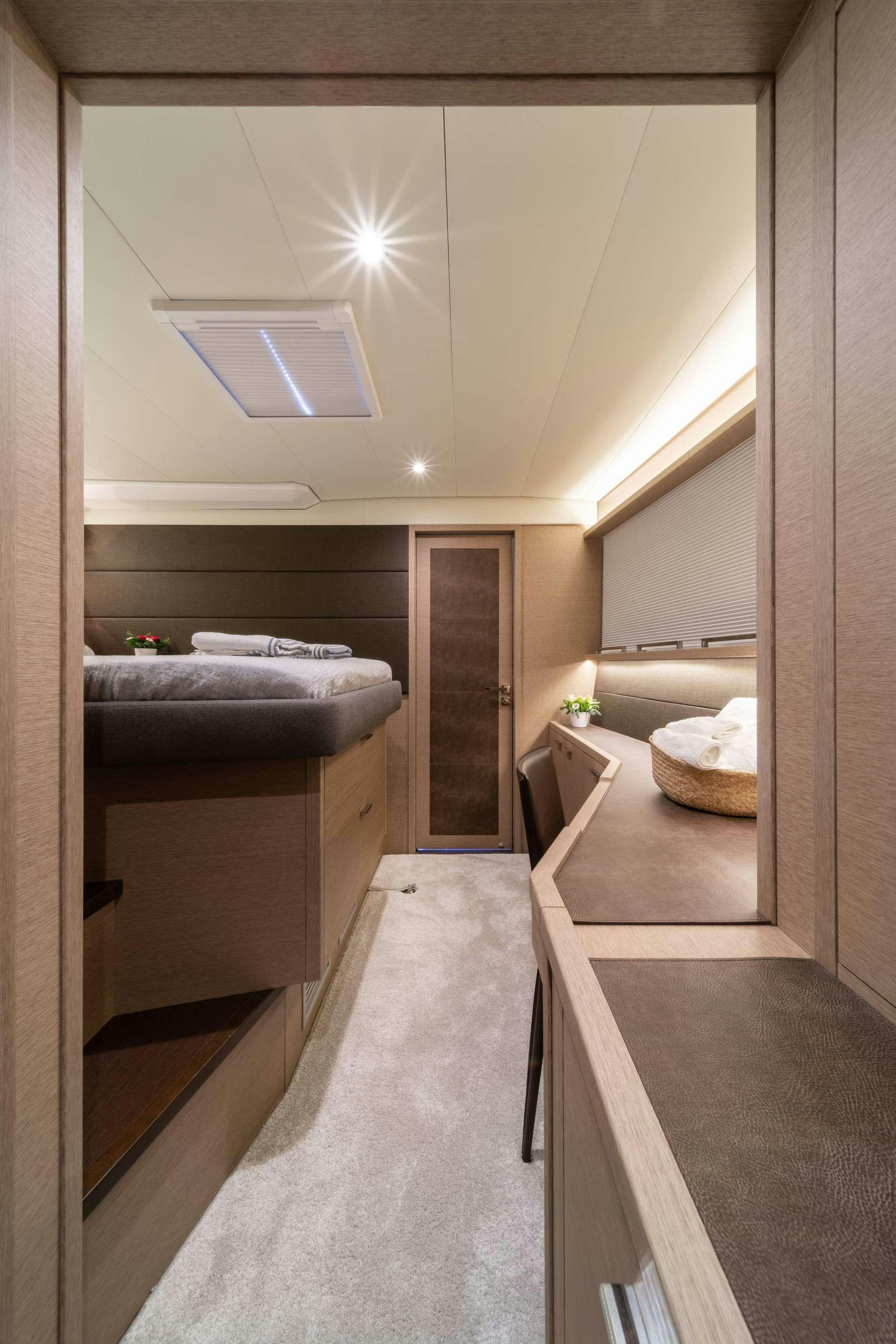a bathroom with a large sink aboard JUST MARIE Yacht for Charter