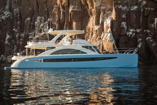 a boat in the water aboard MAGIC STAR Yacht for Charter