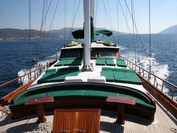 a boat on the water aboard KAPTAN YILMAZ Yacht for Charter