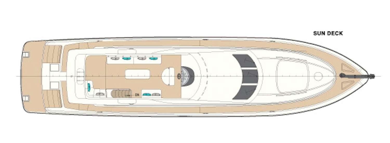 diagram aboard LADY KATHRYN Yacht for Charter