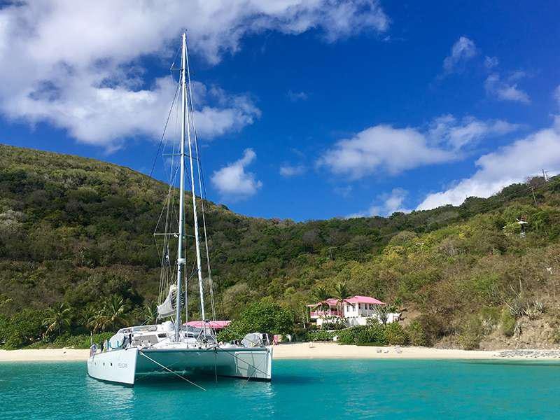 a boat on the water aboard PELICAN Yacht for Charter