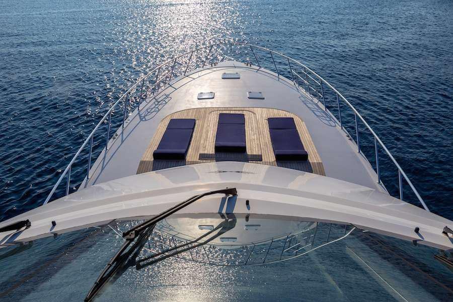 a large ship in the water aboard ASTRAPE Yacht for Charter