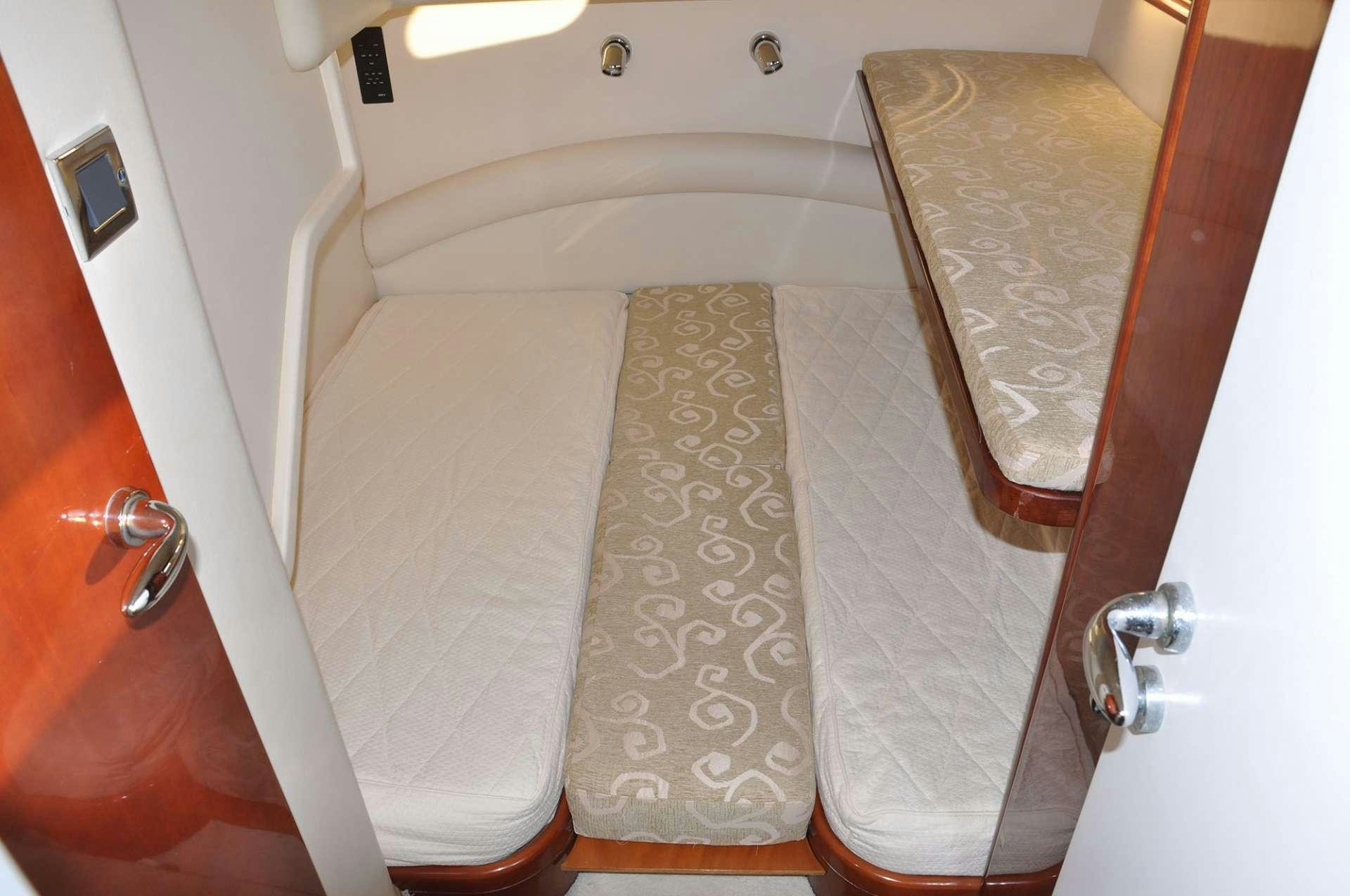 a bathroom with a rug aboard MARIA VEK Yacht for Charter