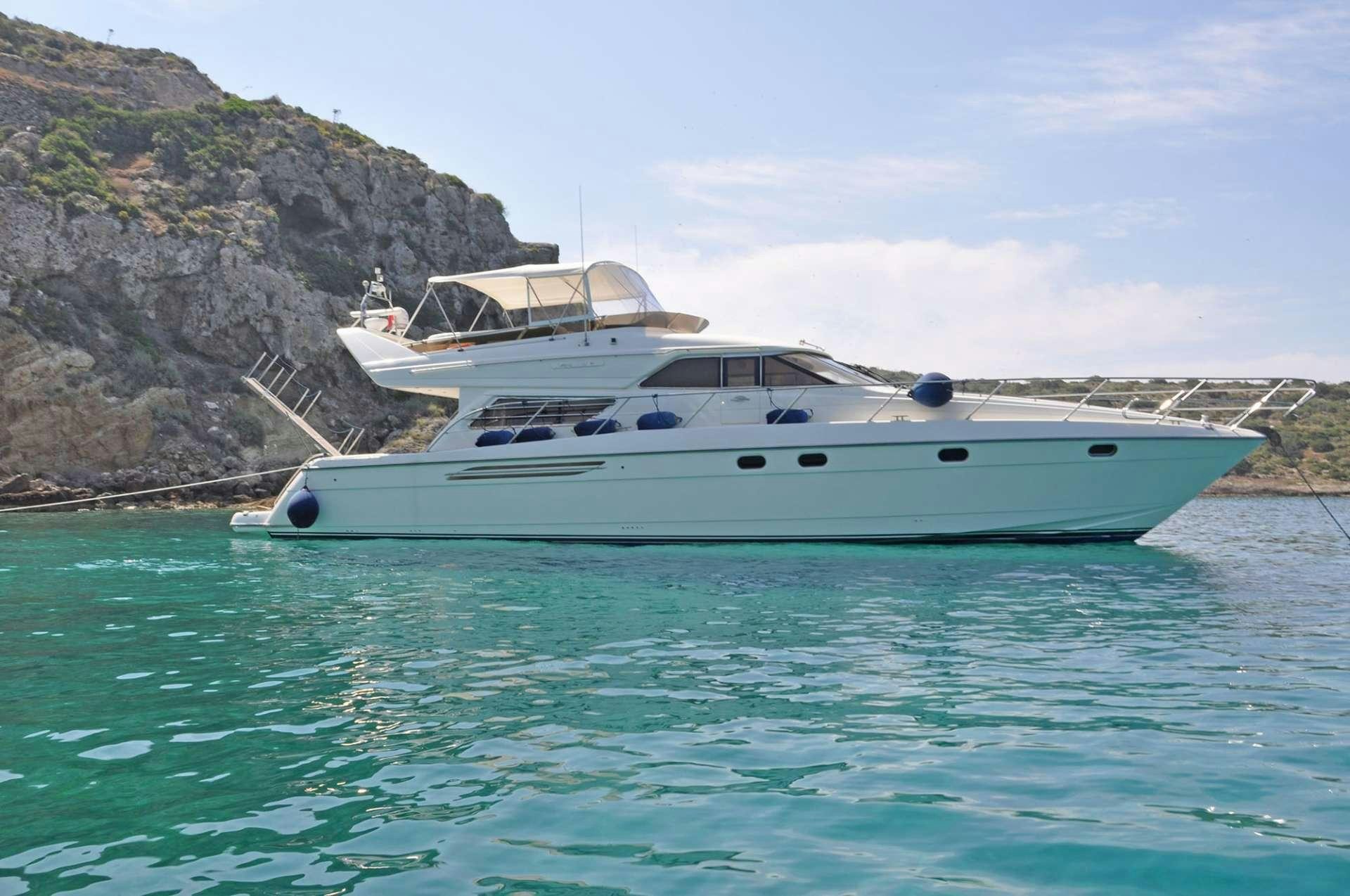 a boat in the water aboard MARIA VEK Yacht for Charter